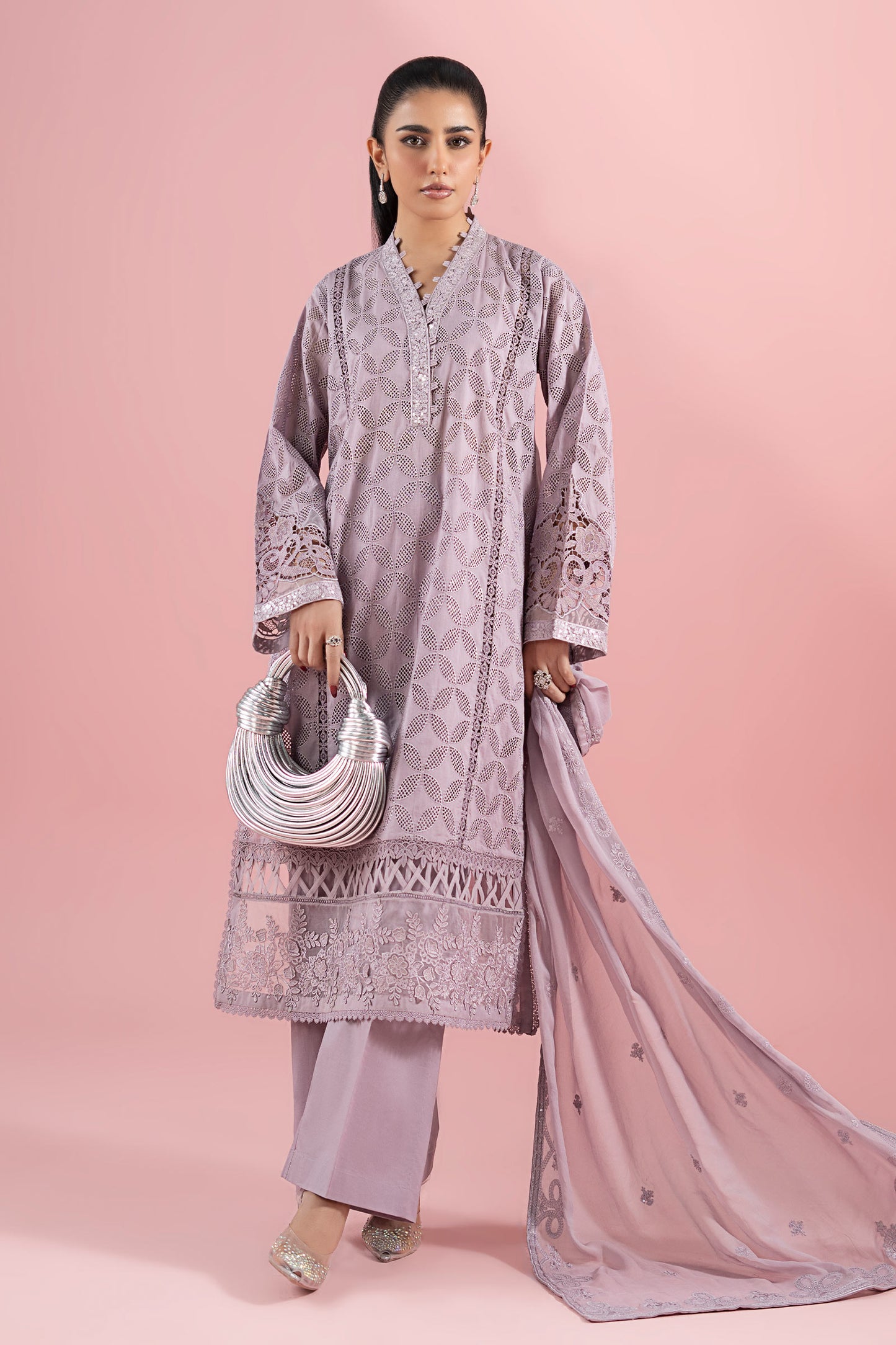 3 Piece Embroidered Lawn Suit
