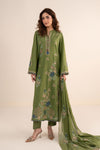 3 Piece Embroidered Dobby Jacquard Suit