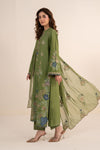 3 Piece Embroidered Dobby Jacquard Suit