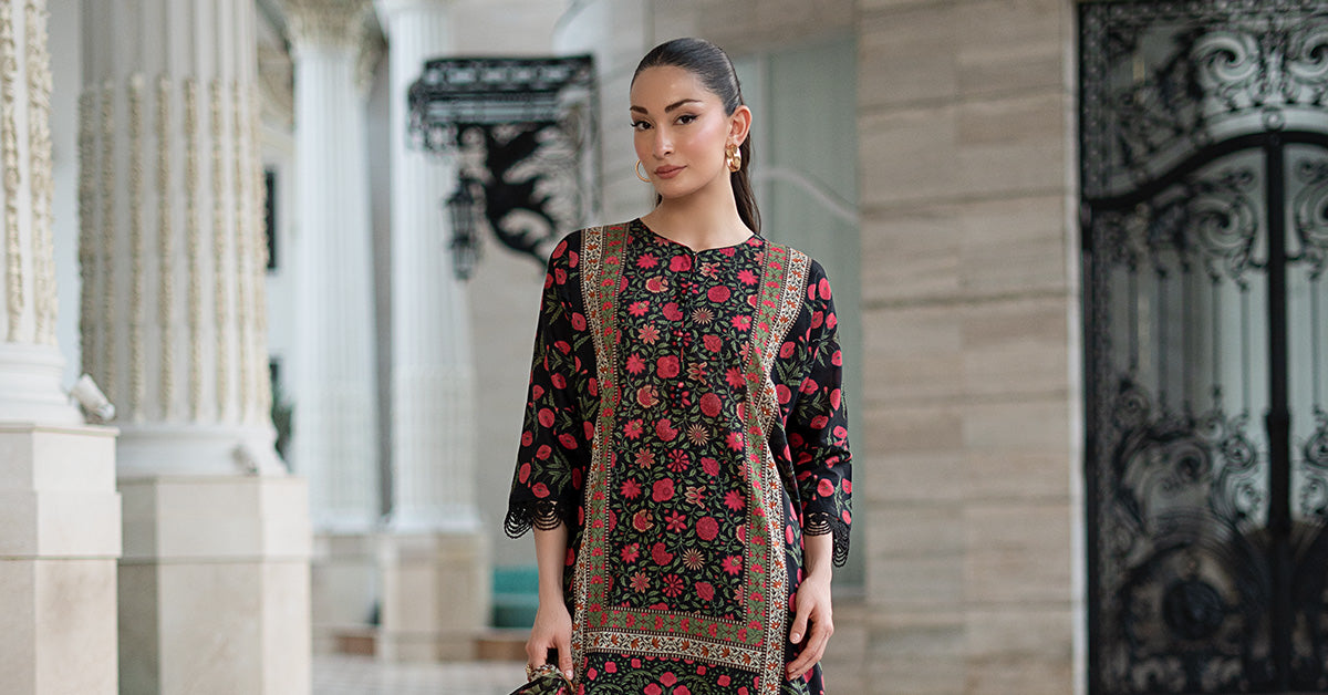 3 Piece Embroidered Lawn Suit