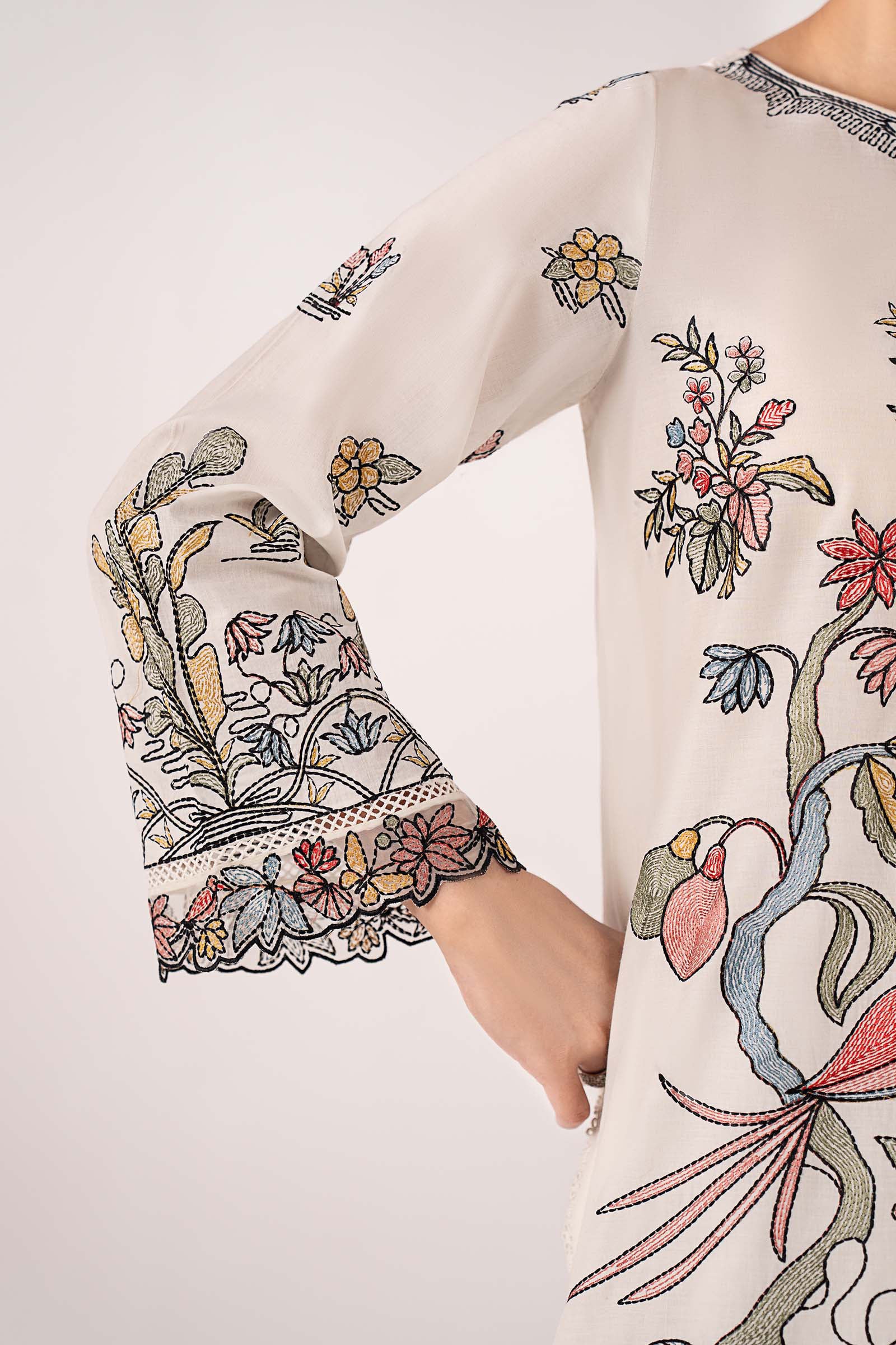 3 Piece Embroidered Lawn Suit
