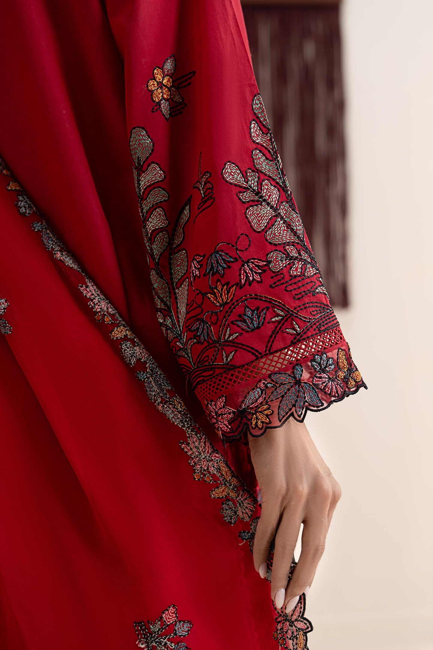 3 Piece Embroidered Lawn Suit