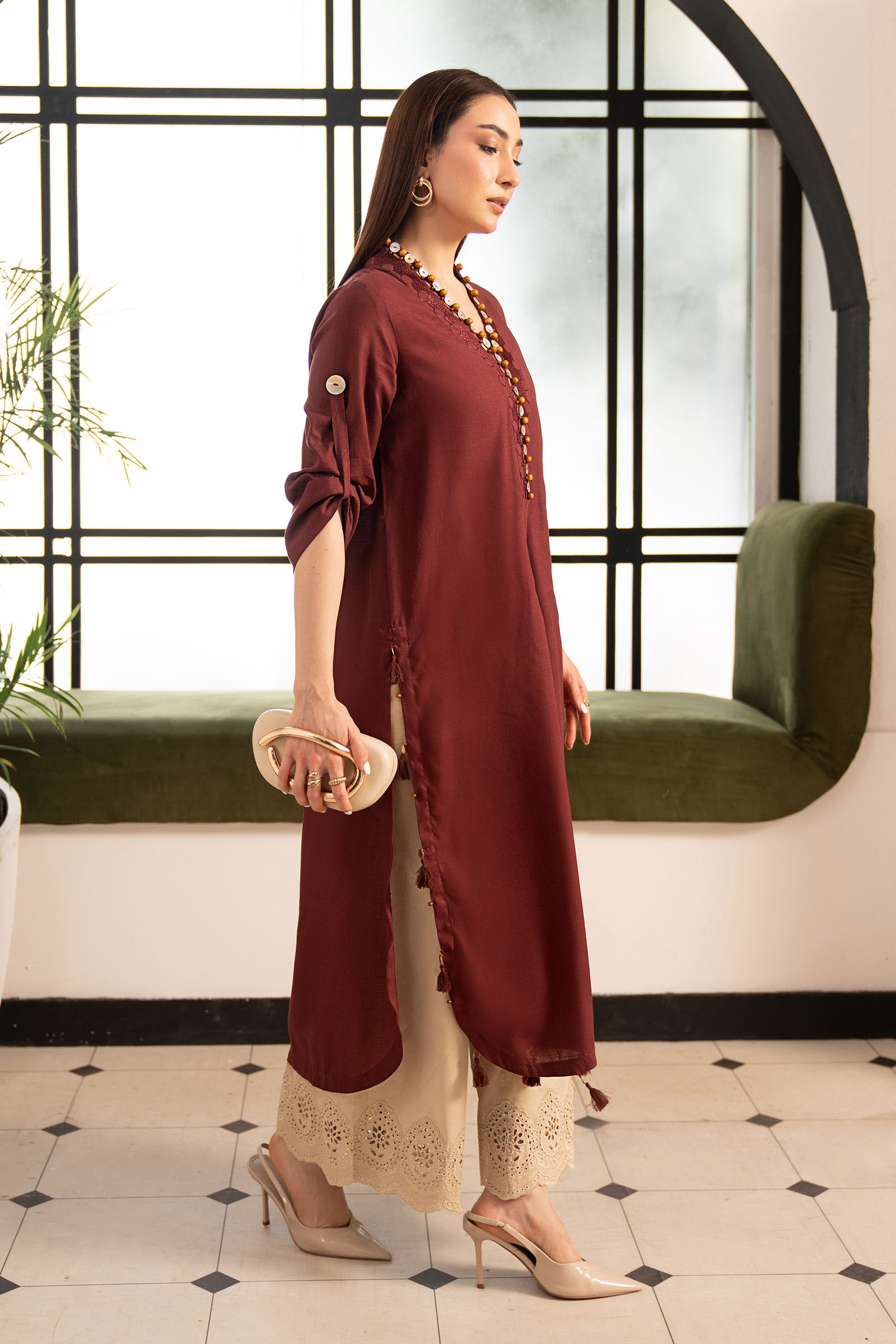2 Piece Embroidered Lawn Suit