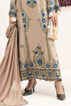 3 Piece Embroidered Arabic Lawn Suit