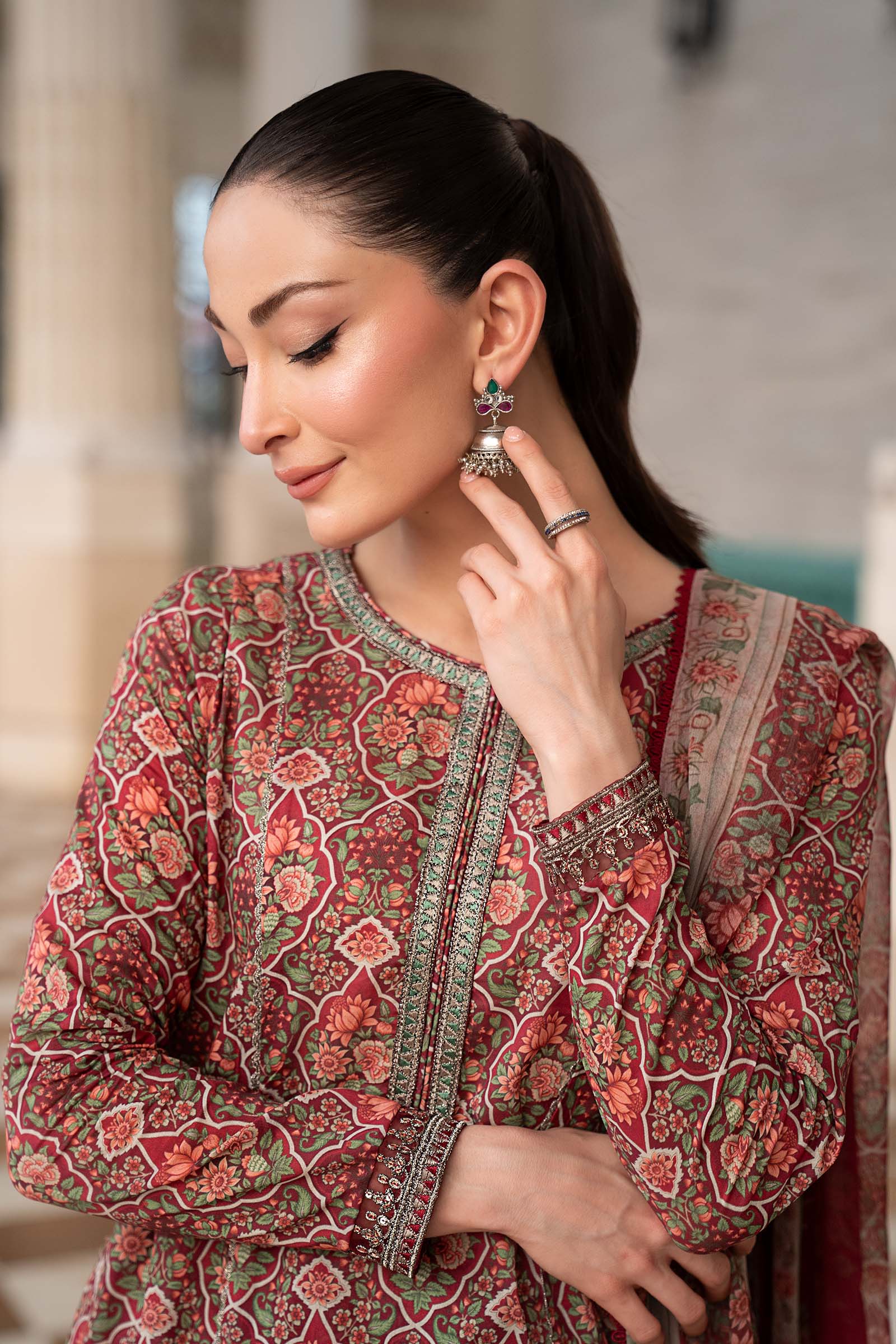 3 Piece Embroidered Lawn Suit