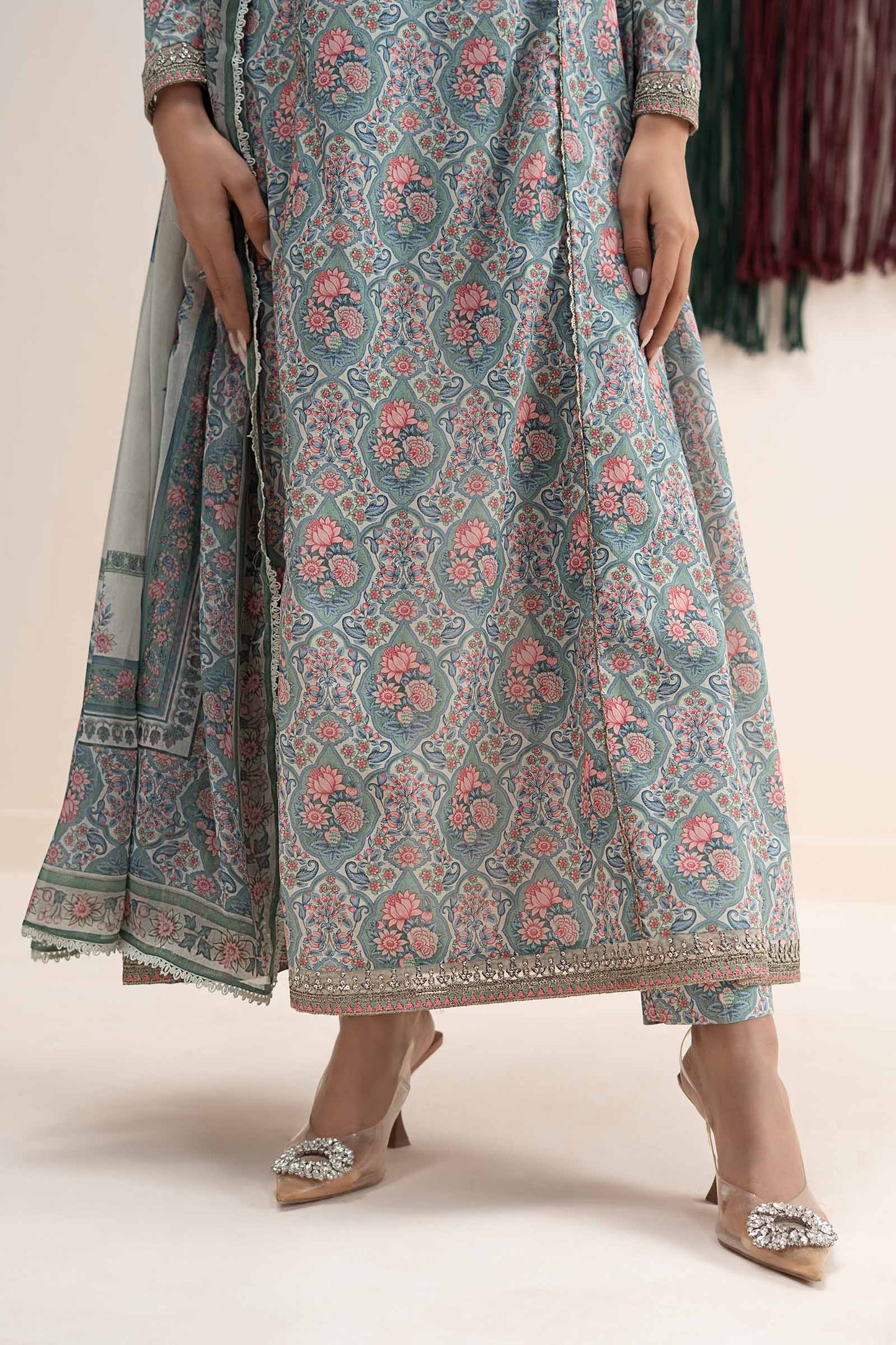 3 Piece Embroidered Lawn Suit