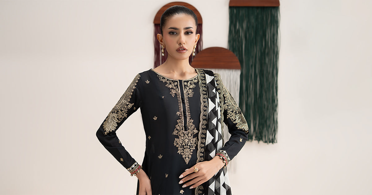 3 Piece Embroidered Lawn Suit
