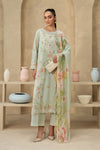 3 Piece Embroidered Dobby Lawn Suit
