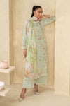 3 Piece Embroidered Dobby Lawn Suit