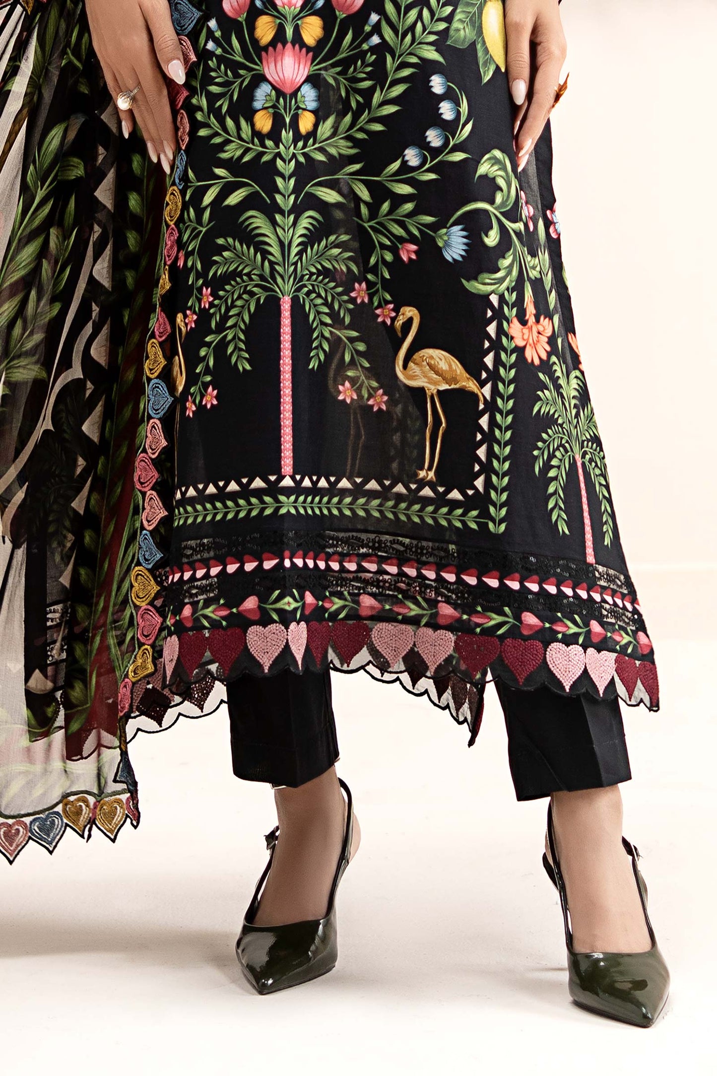 3 Piece Embroidered Lawn Suit
