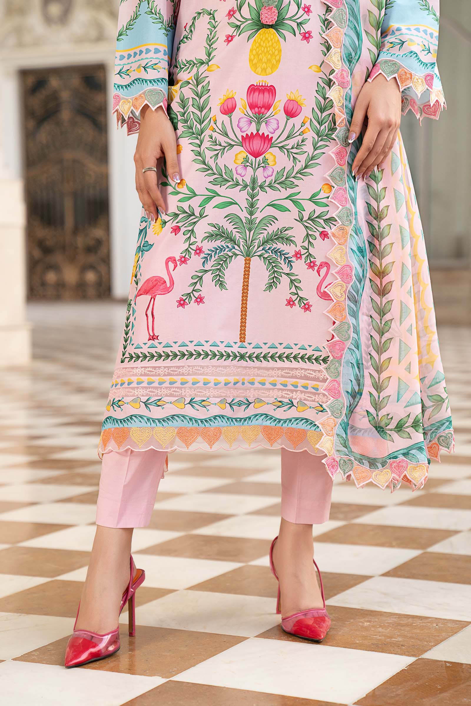 3 Piece Embroidered Lawn Suit