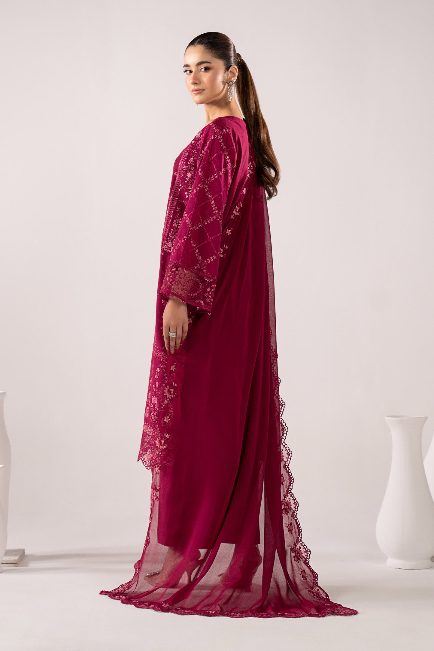 3 Piece Embroidered Lawn Suit