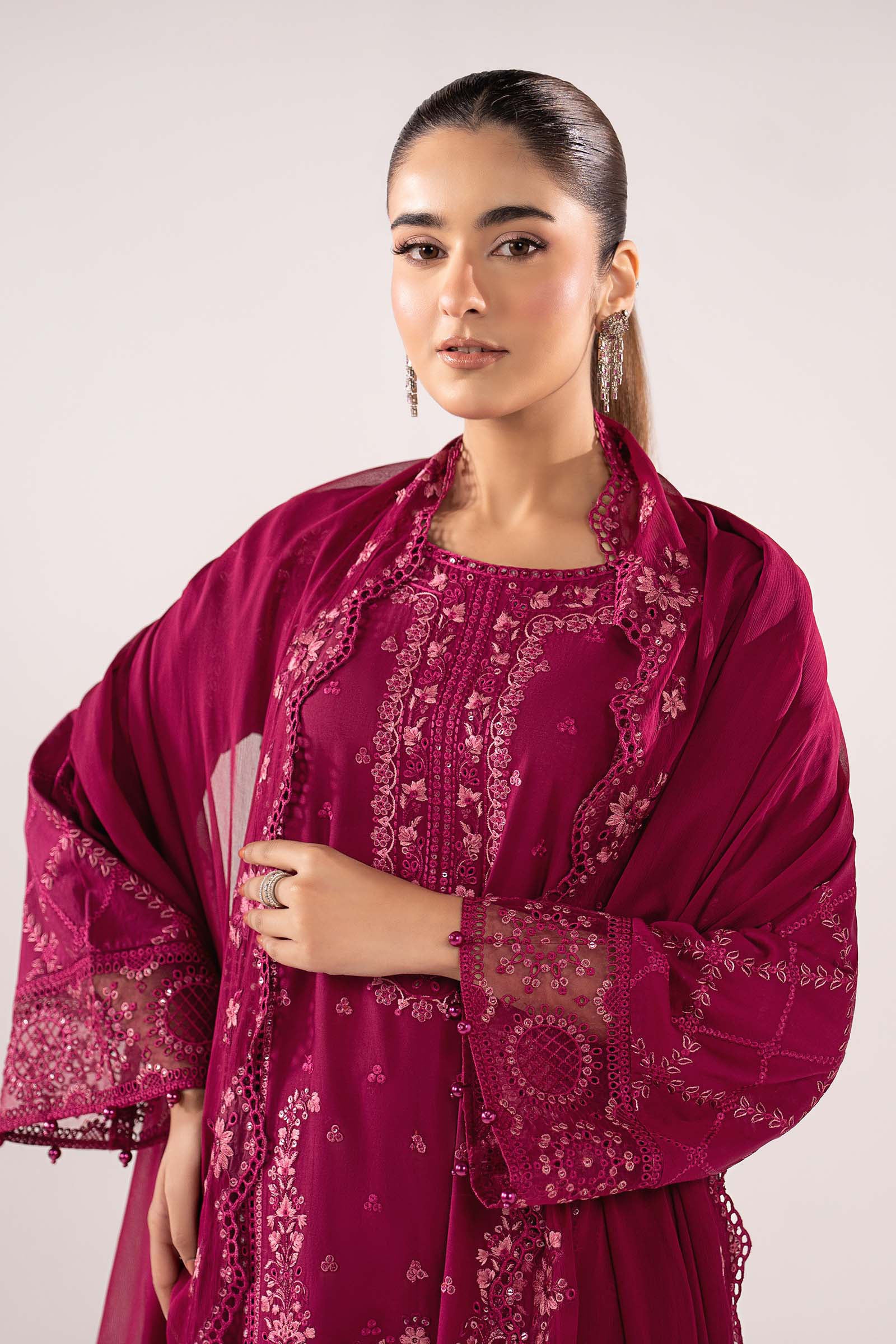 3 Piece Embroidered Lawn Suit