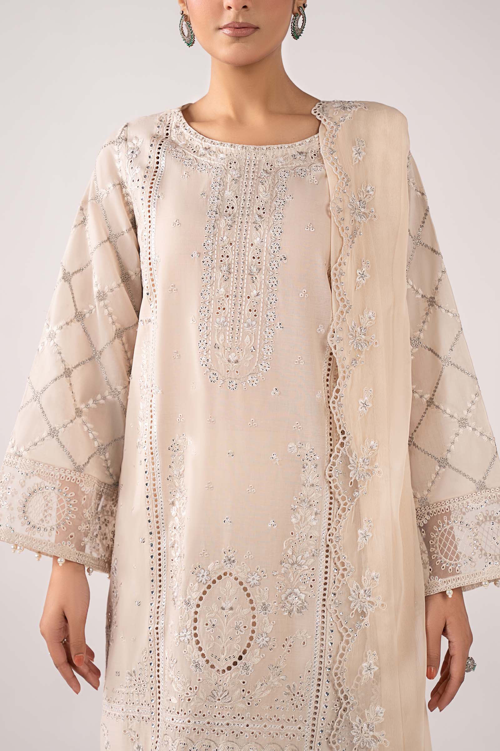 3 Piece Embroidered Lawn Suit