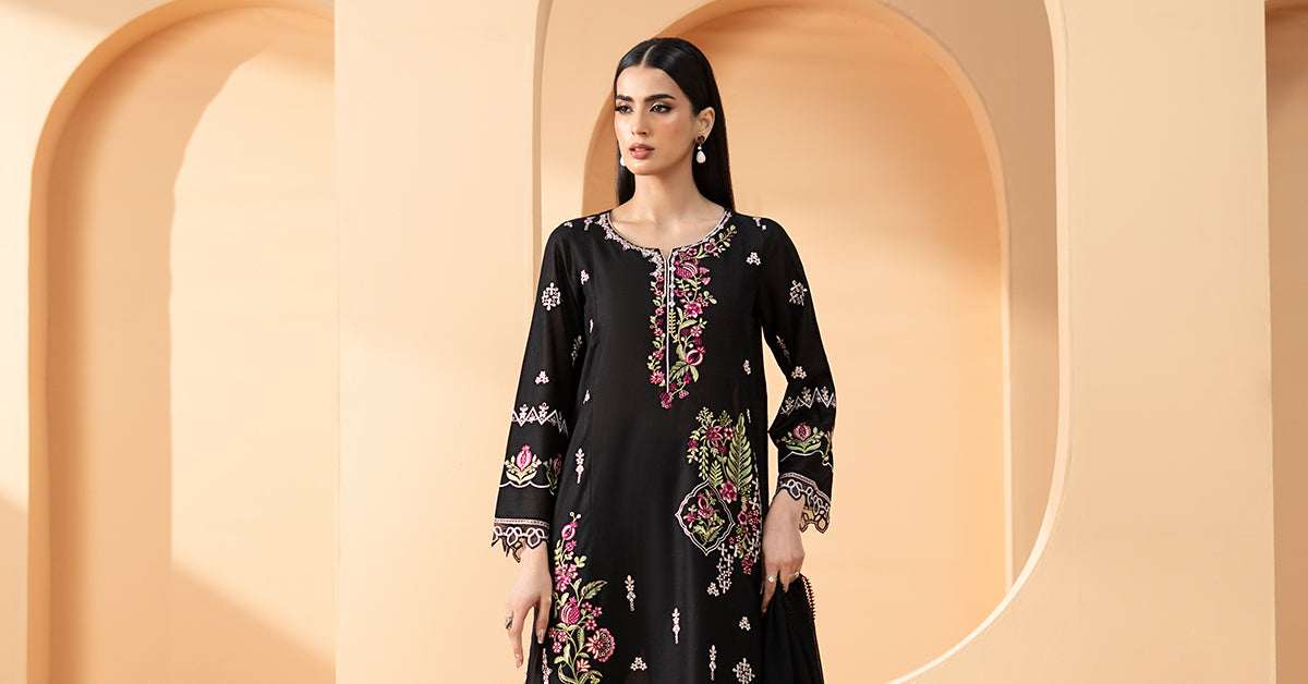 3 Piece Embroidered Lawn Suit