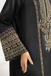 2 Piece Embroidered Raw Silk Suit