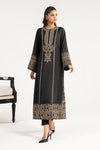 2 Piece Embroidered Raw Silk Suit