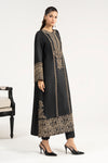 2 Piece Embroidered Raw Silk Suit