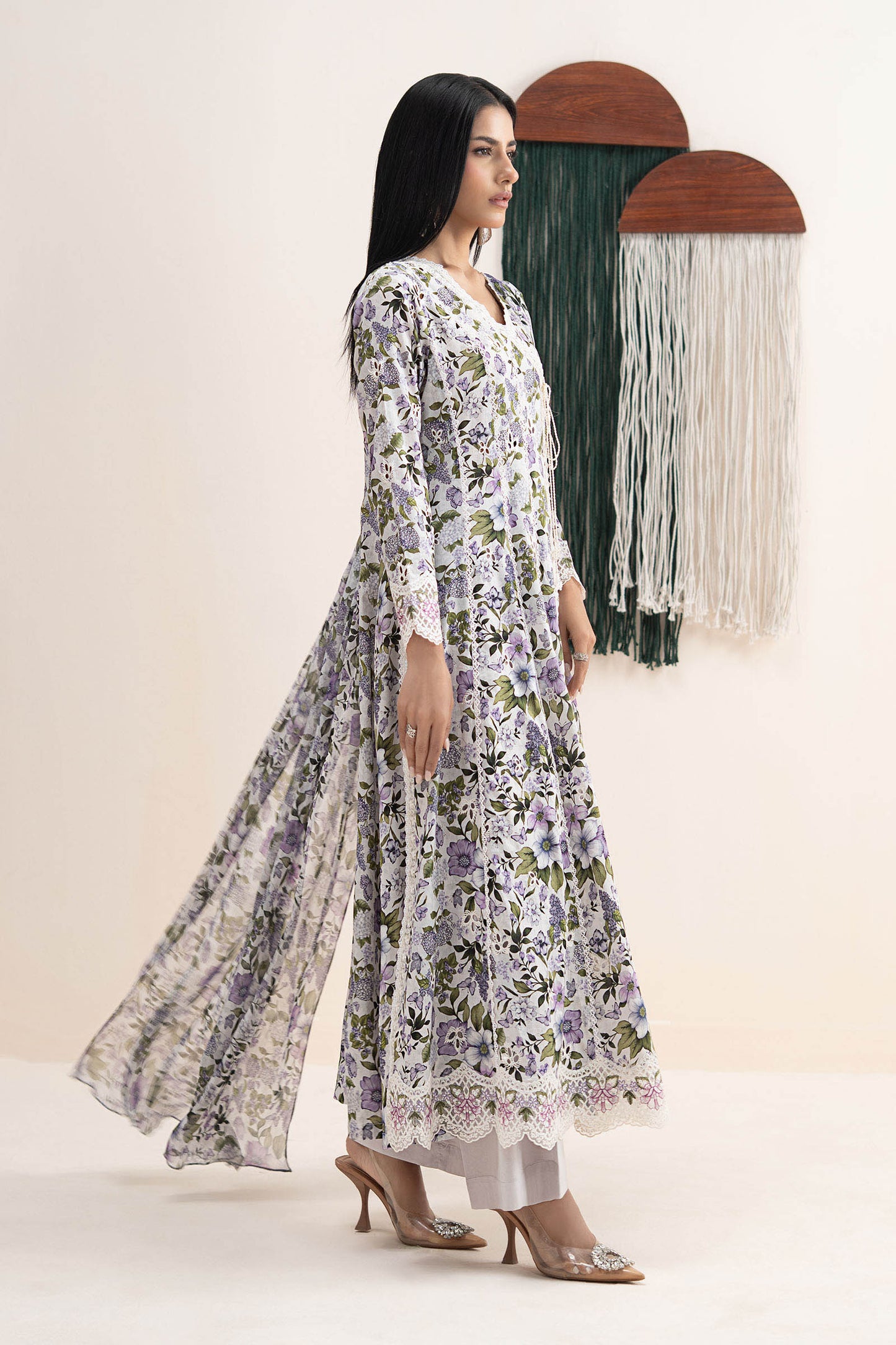 3 Piece Embroidered Lawn Suit