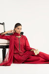 3 Piece Embroidered Dobby Lawn Suit
