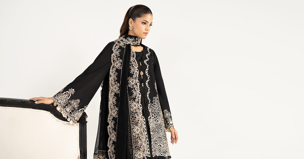 3 Piece Embroidered Lawn Suit