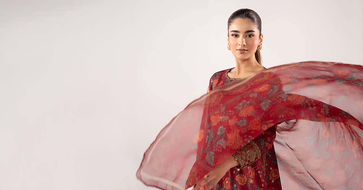 3 Piece Embroidered Lawn Suit