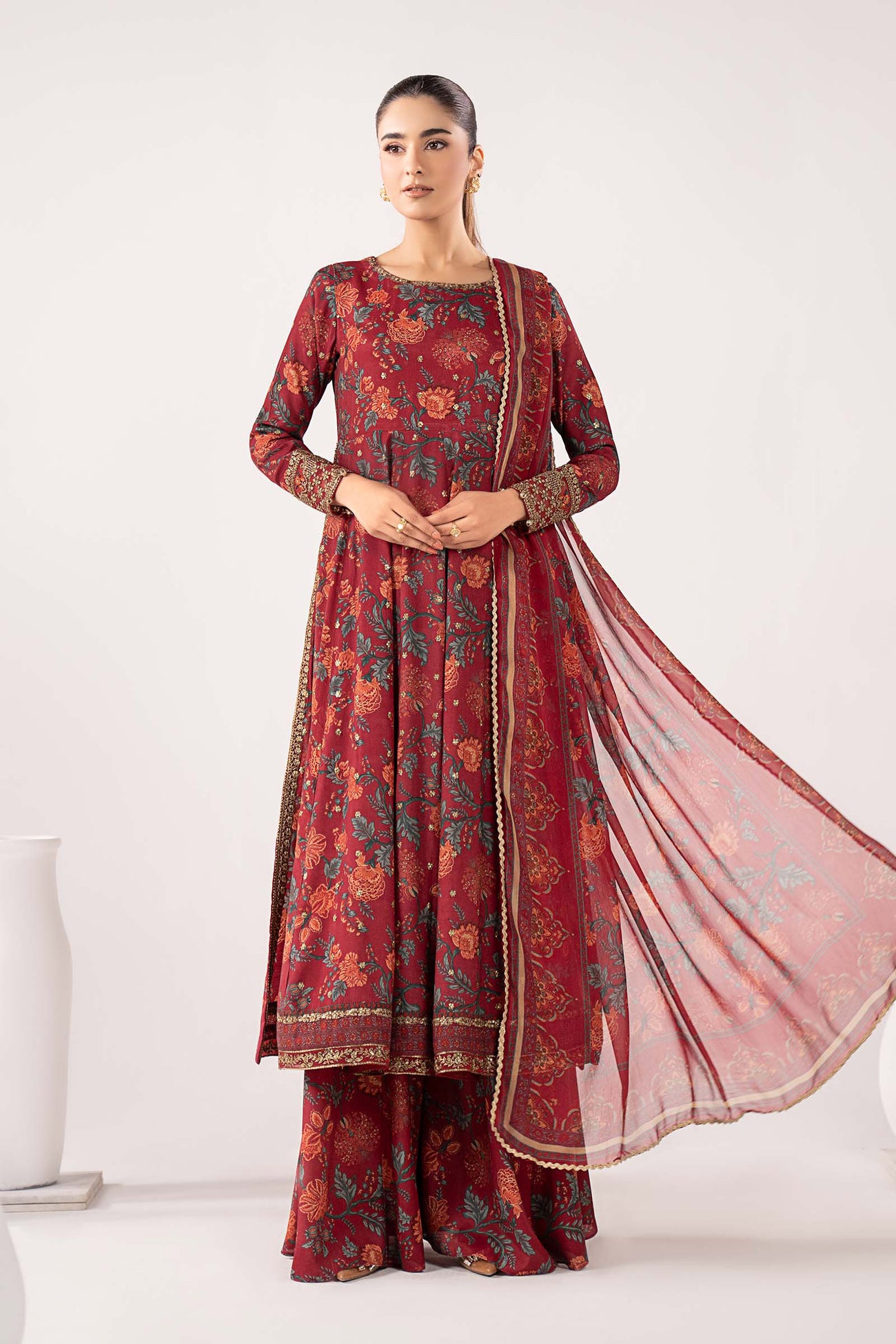3 Piece Embroidered Lawn Suit