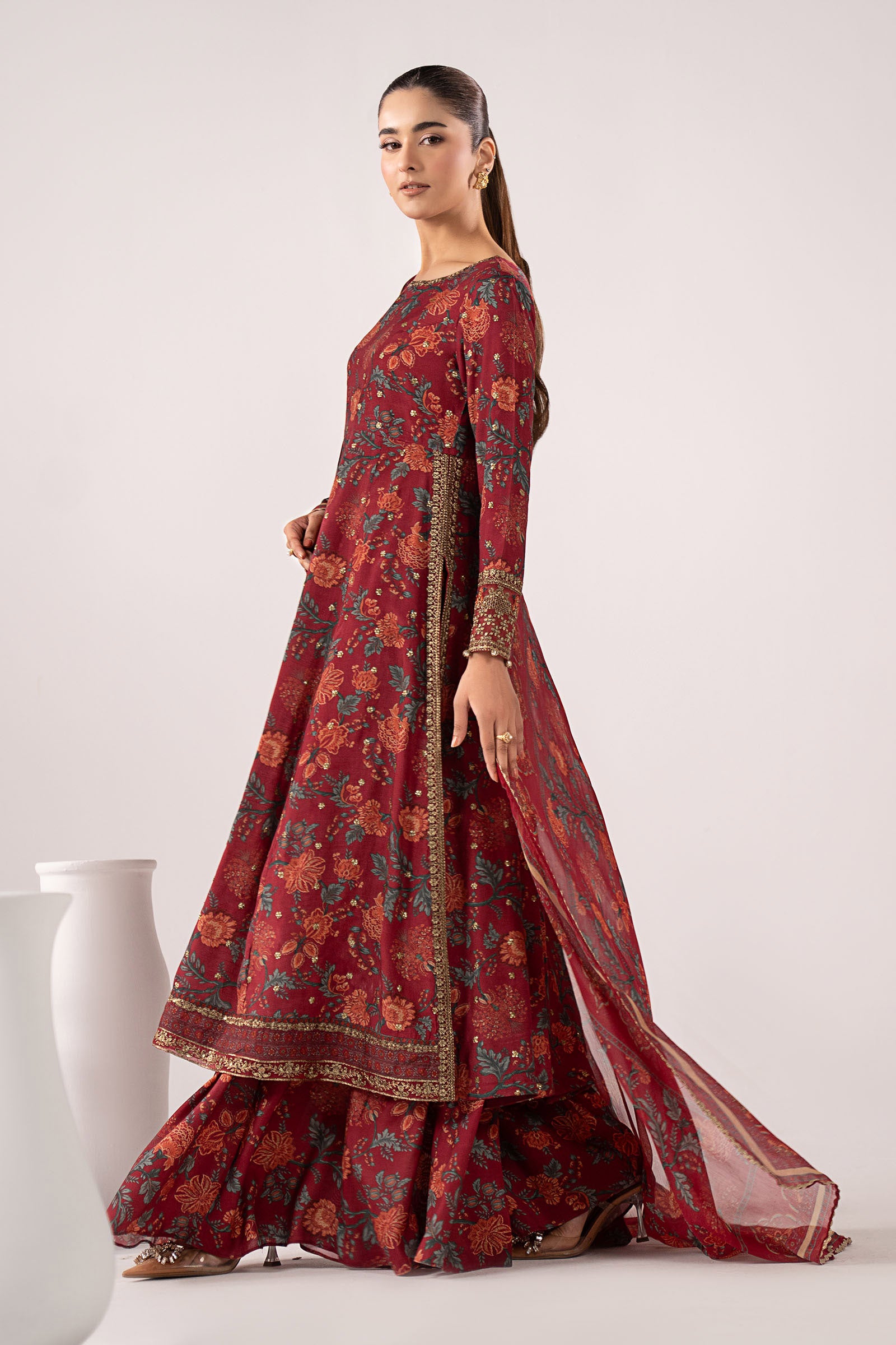 3 Piece Embroidered Lawn Suit