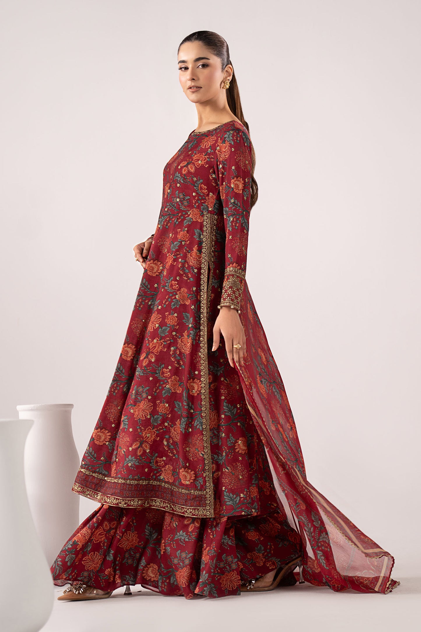 3 Piece Embroidered Lawn Suit