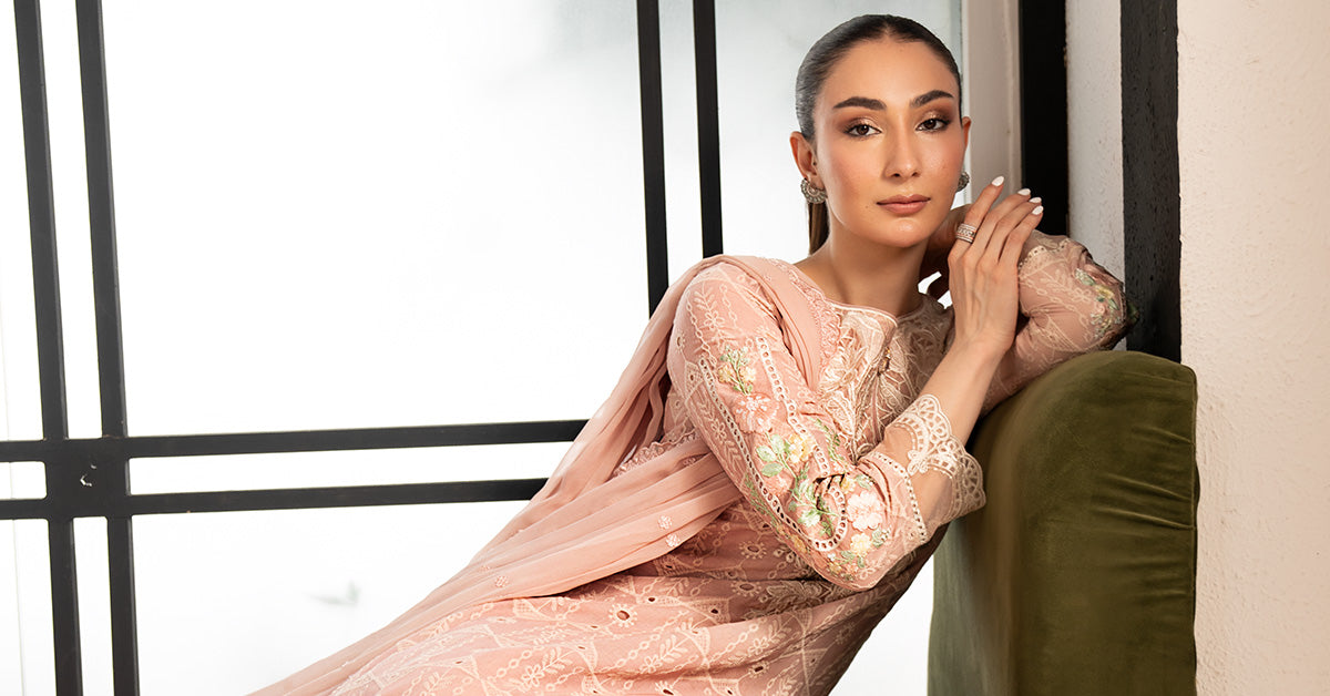3 Piece Embroidered Lawn Suit