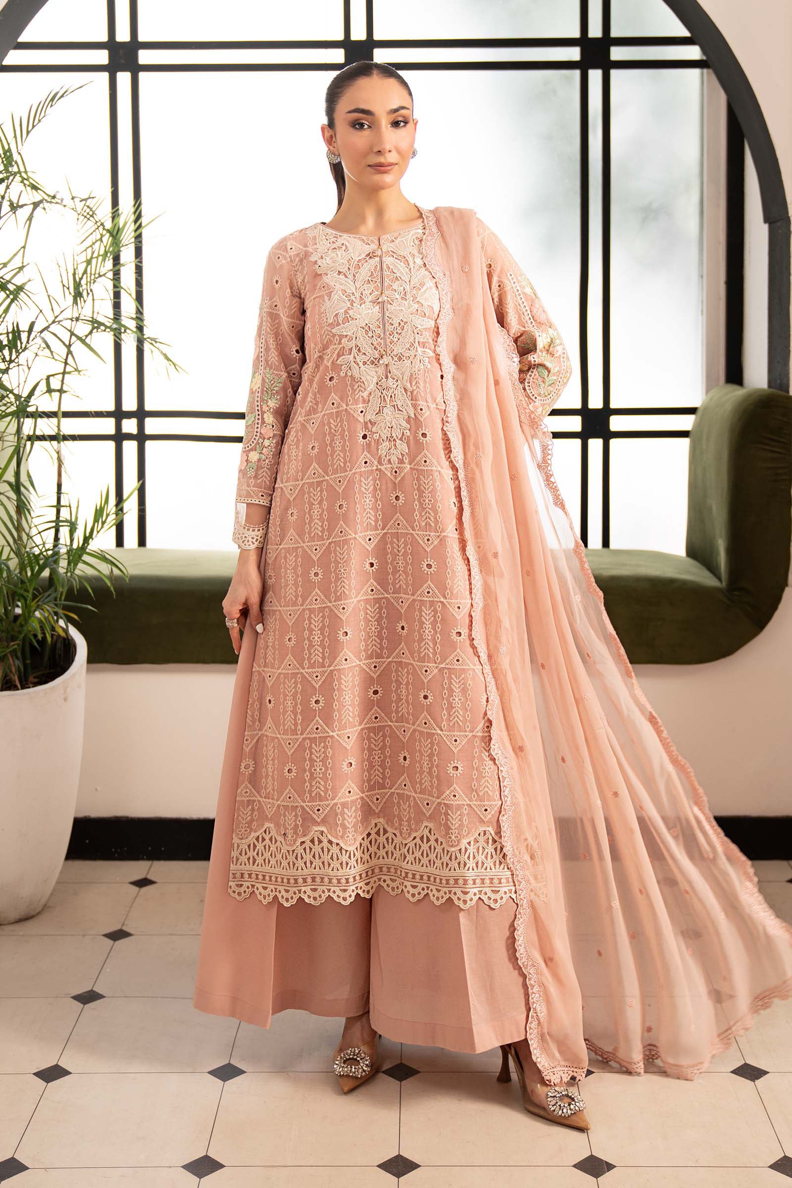 3 Piece Embroidered Lawn Suit