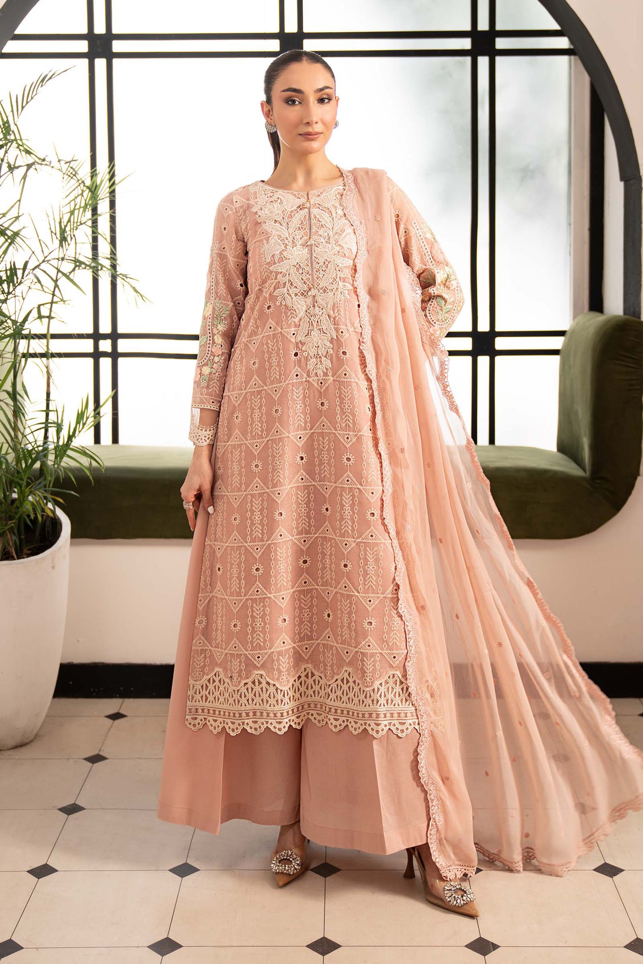 3 Piece Embroidered Lawn Suit