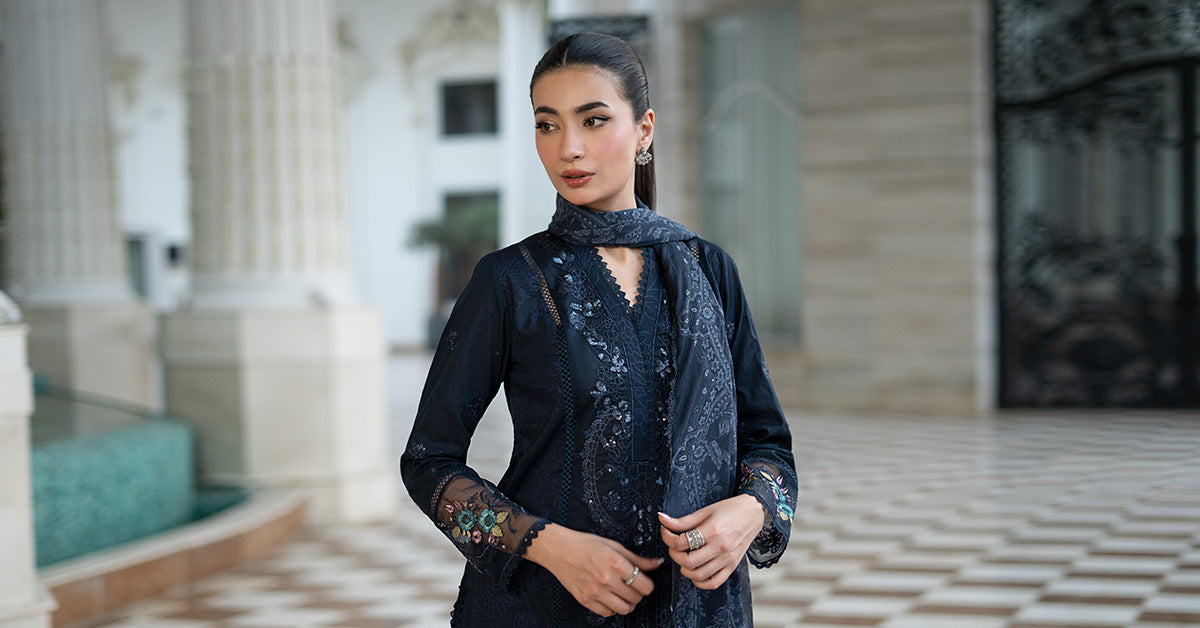 3 Piece Embroidered Lawn Suit