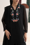 3 Piece Embroidered Cotton Net Suit