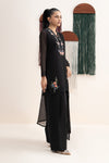 3 Piece Embroidered Cotton Net Suit