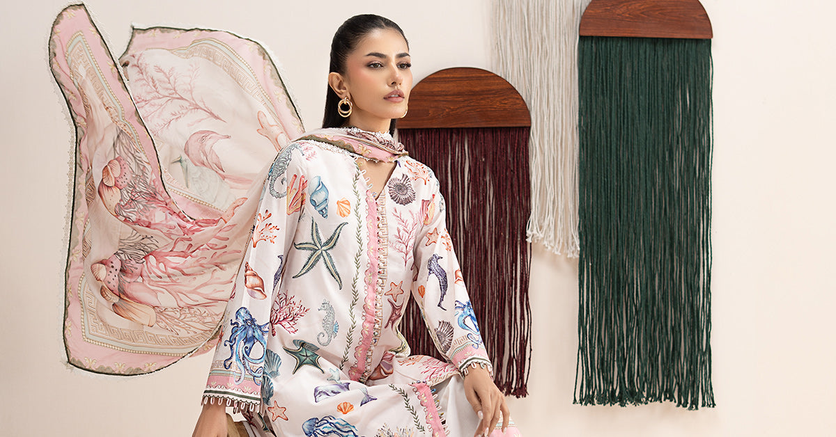 3 Piece Embroidered Lawn Suit