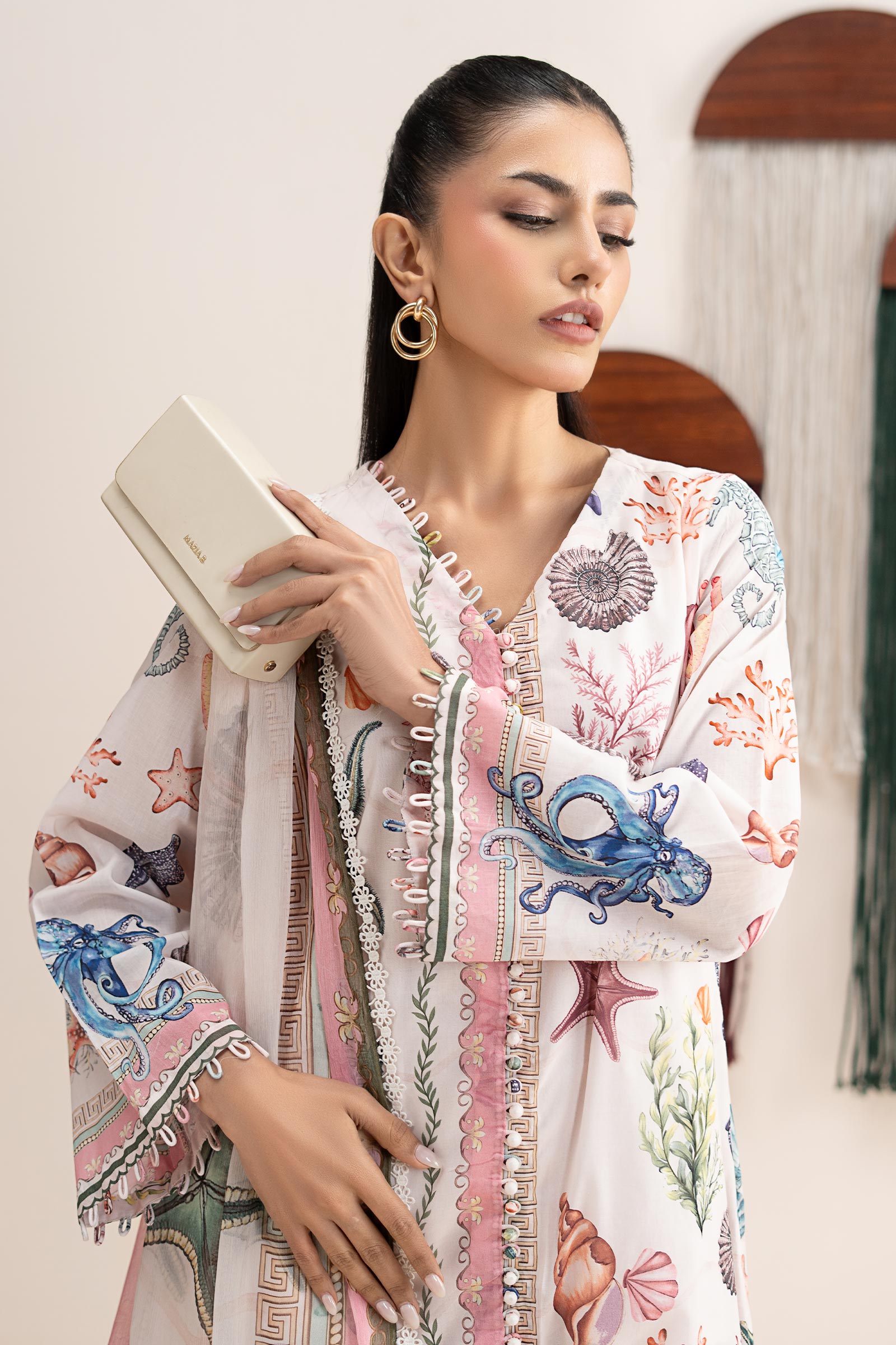 3 Piece Embroidered Lawn Suit