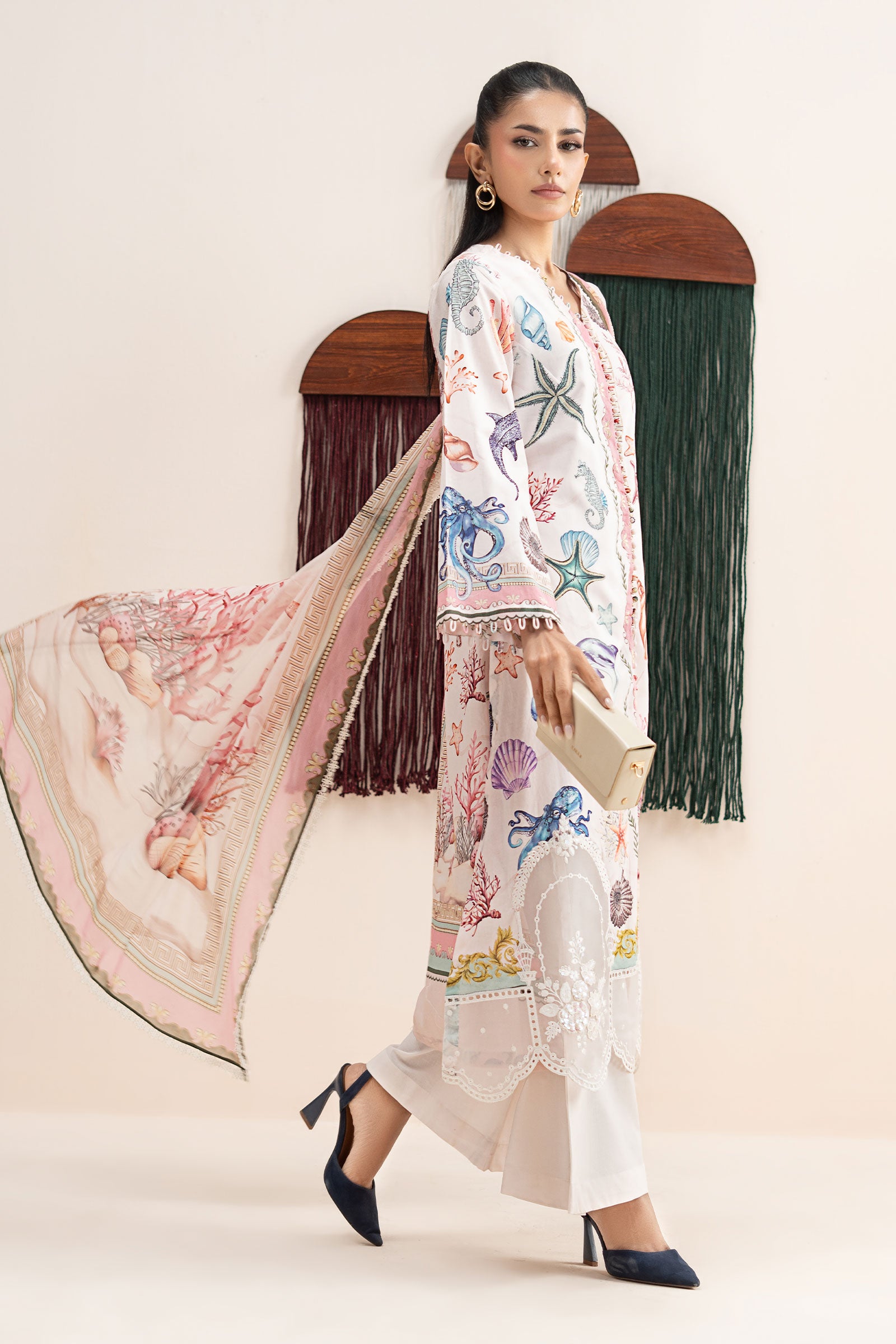 3 Piece Embroidered Lawn Suit