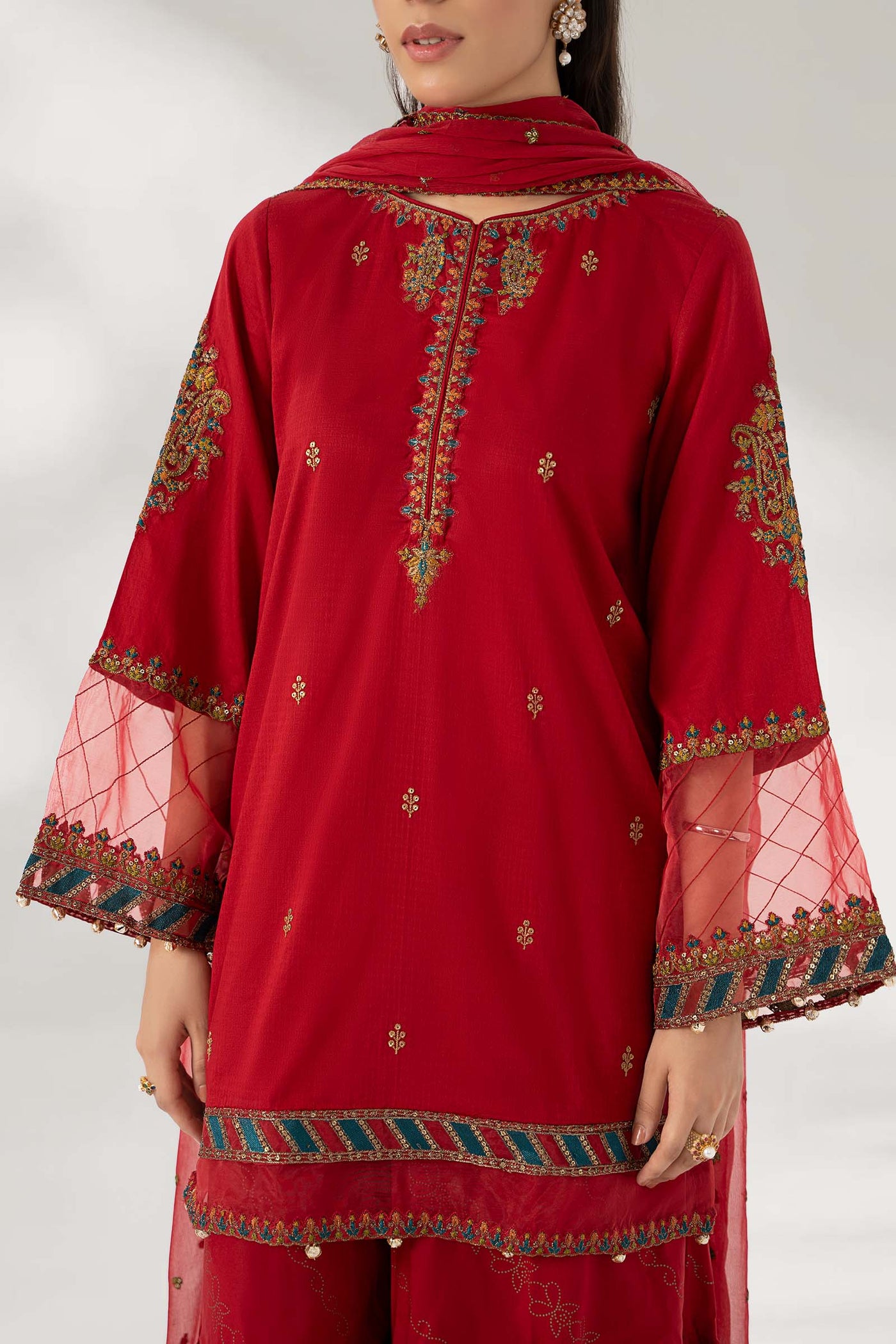 3 Piece Embroidered Lawn Suit