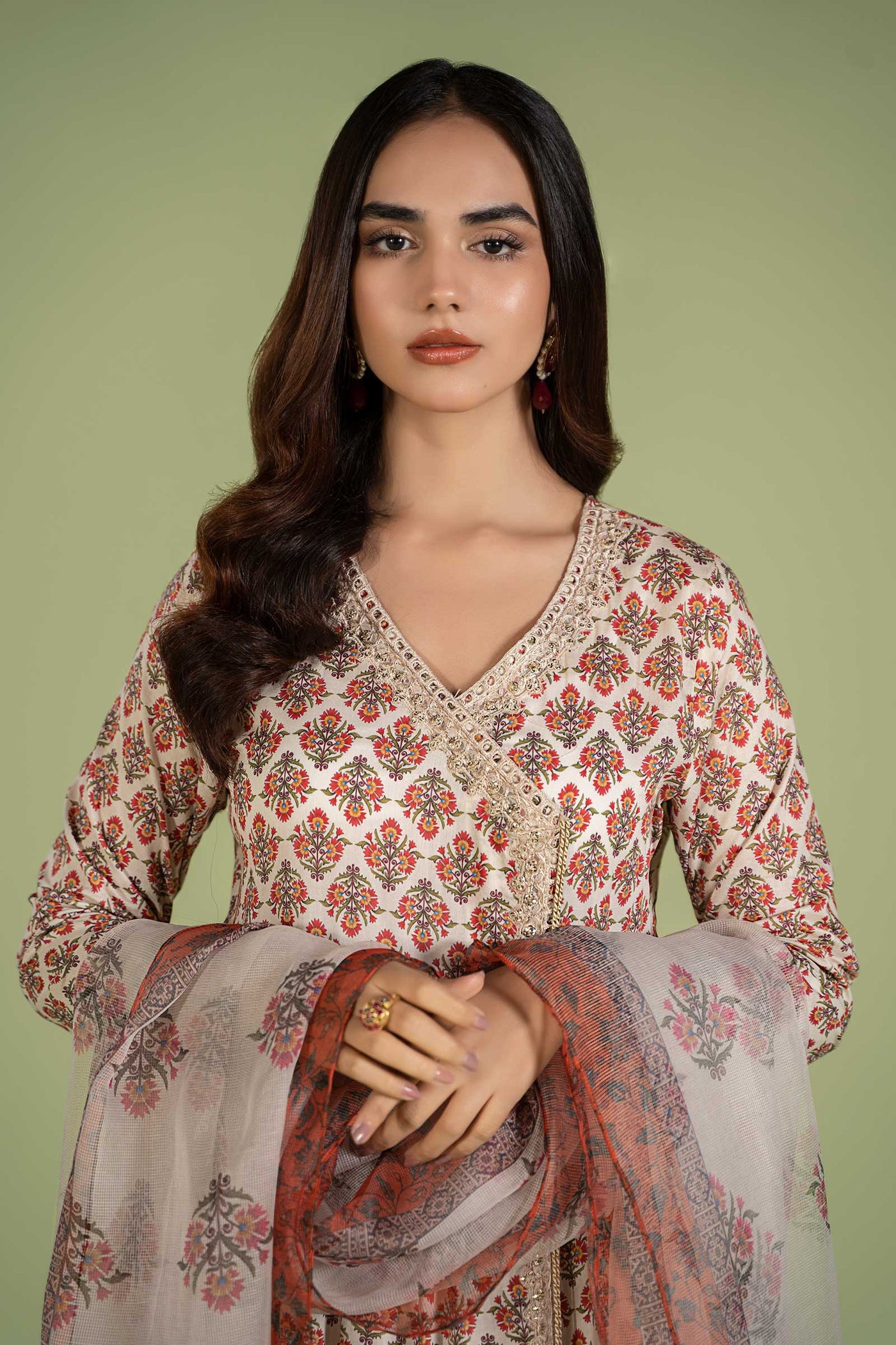 3 Piece Embroidered Lawn Suit