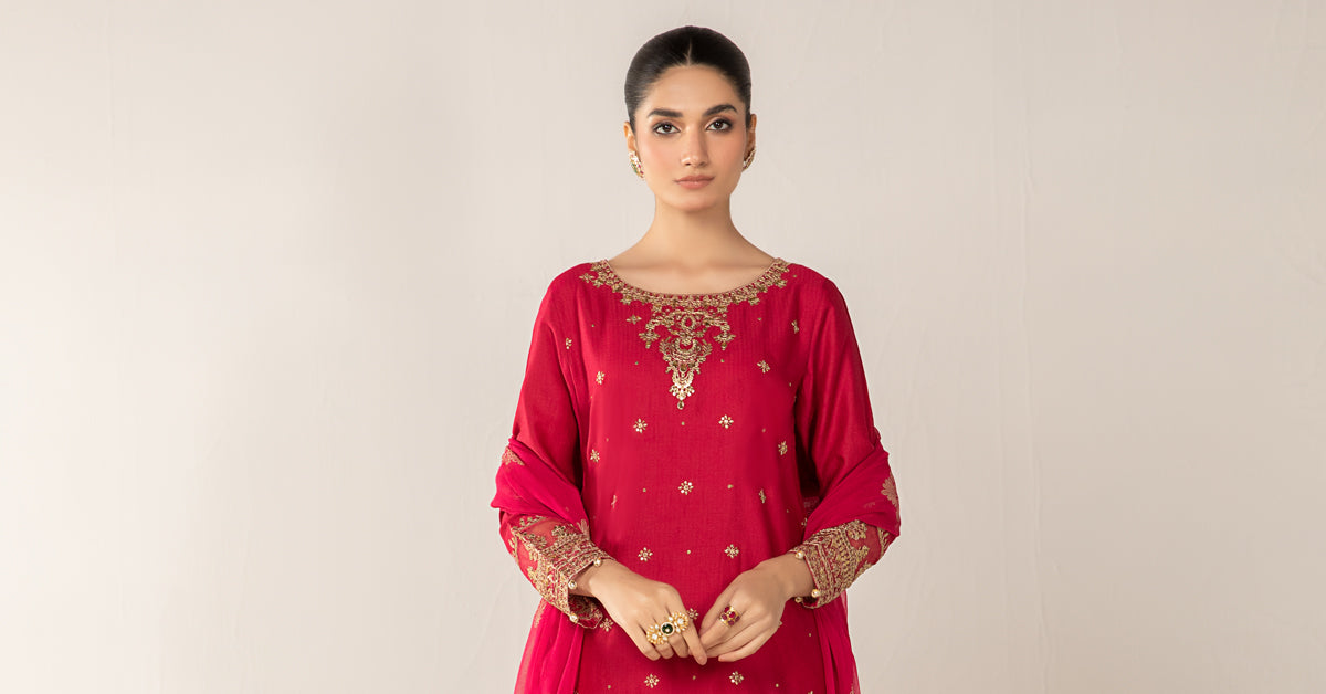 3 Piece Embroidered Lawn Suit