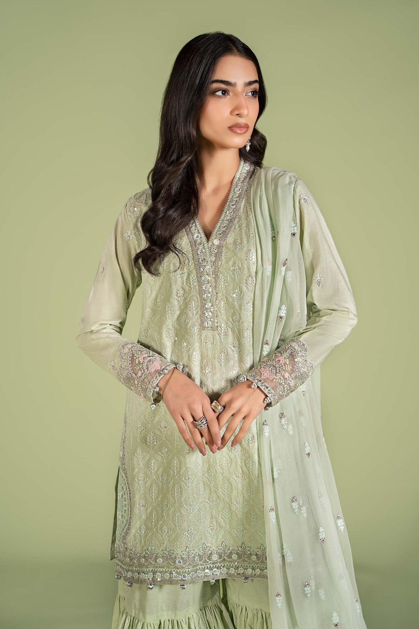 3 Piece Embroidered Lawn Suit