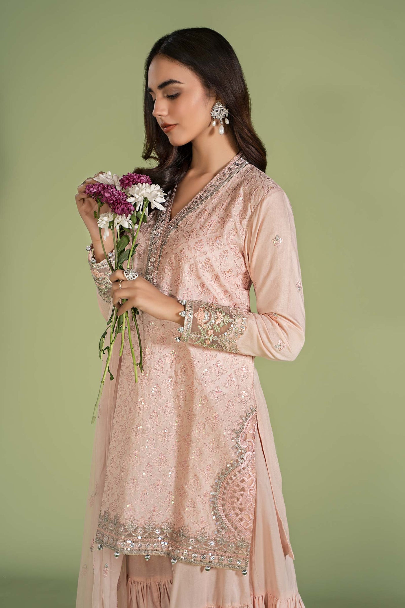 3 Piece Embroidered Lawn Suit