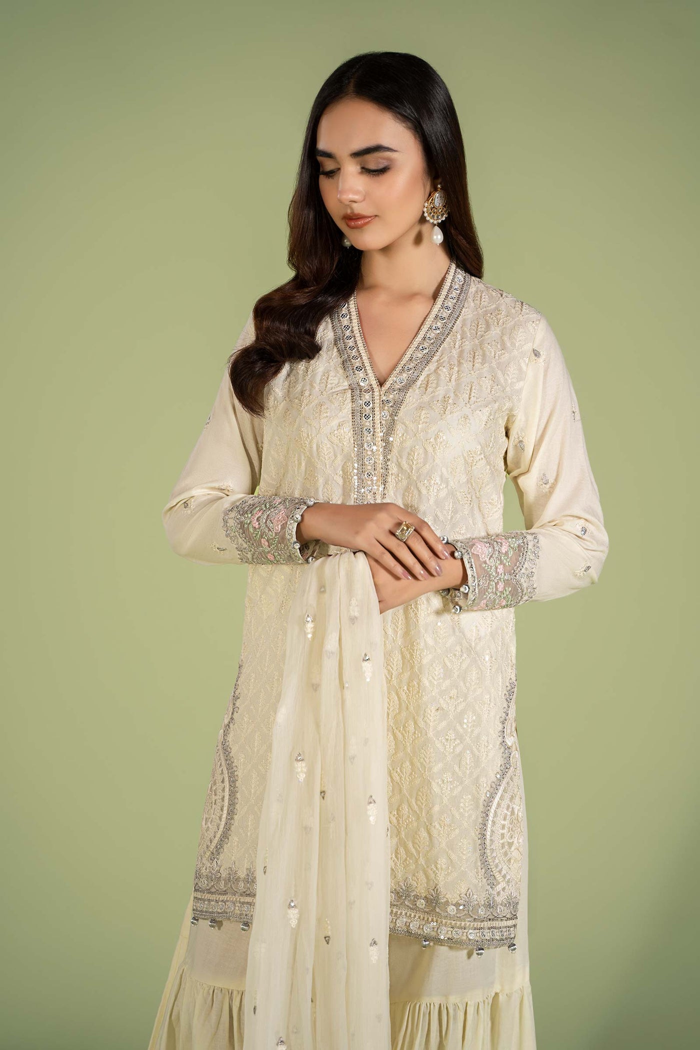 3 Piece Embroidered Lawn Suit
