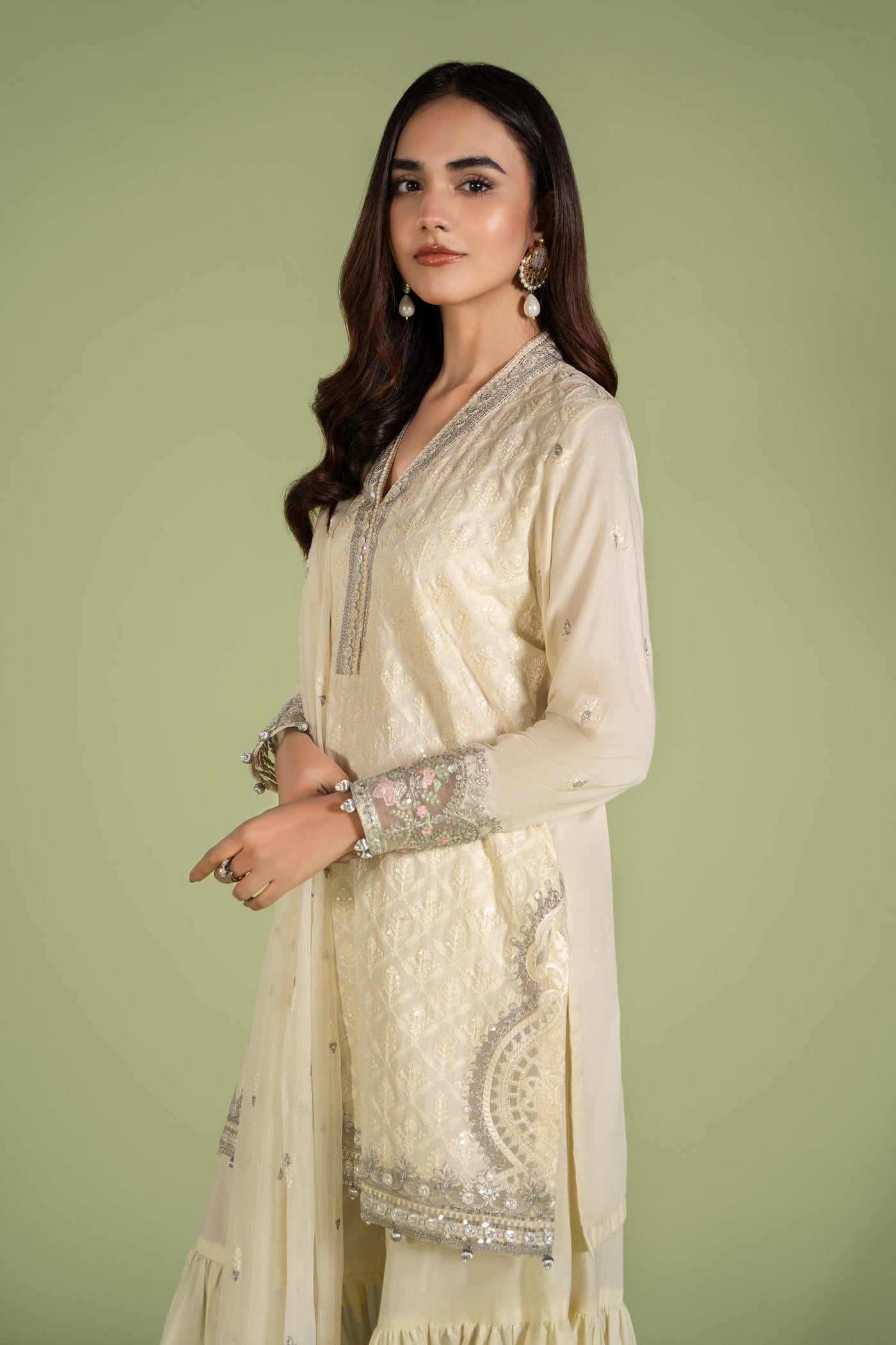 3 Piece Embroidered Lawn Suit