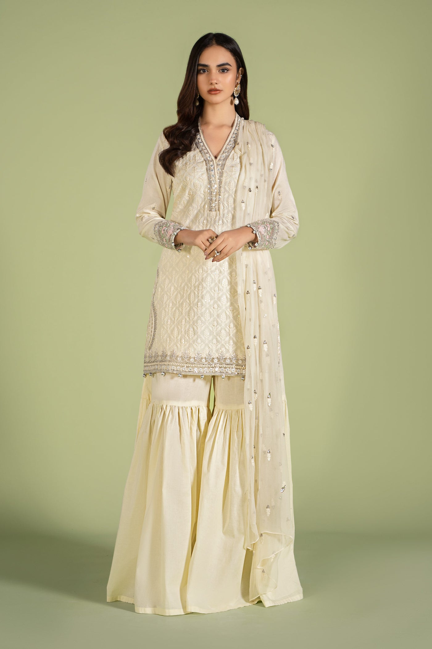 3 Piece Embroidered Lawn Suit