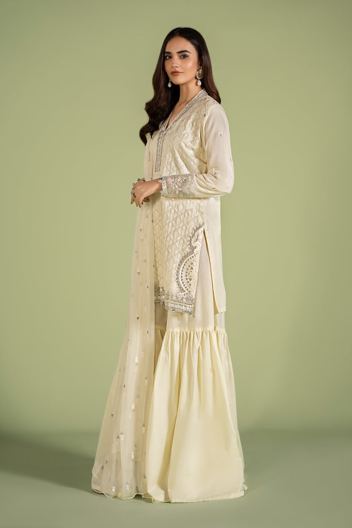 3 Piece Embroidered Lawn Suit