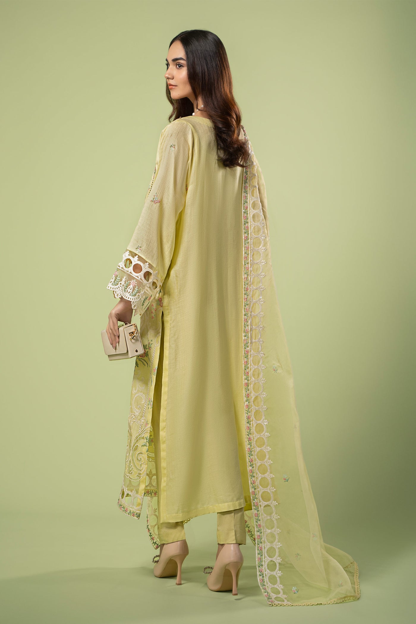 3 Piece Embroidered Lawn Suit