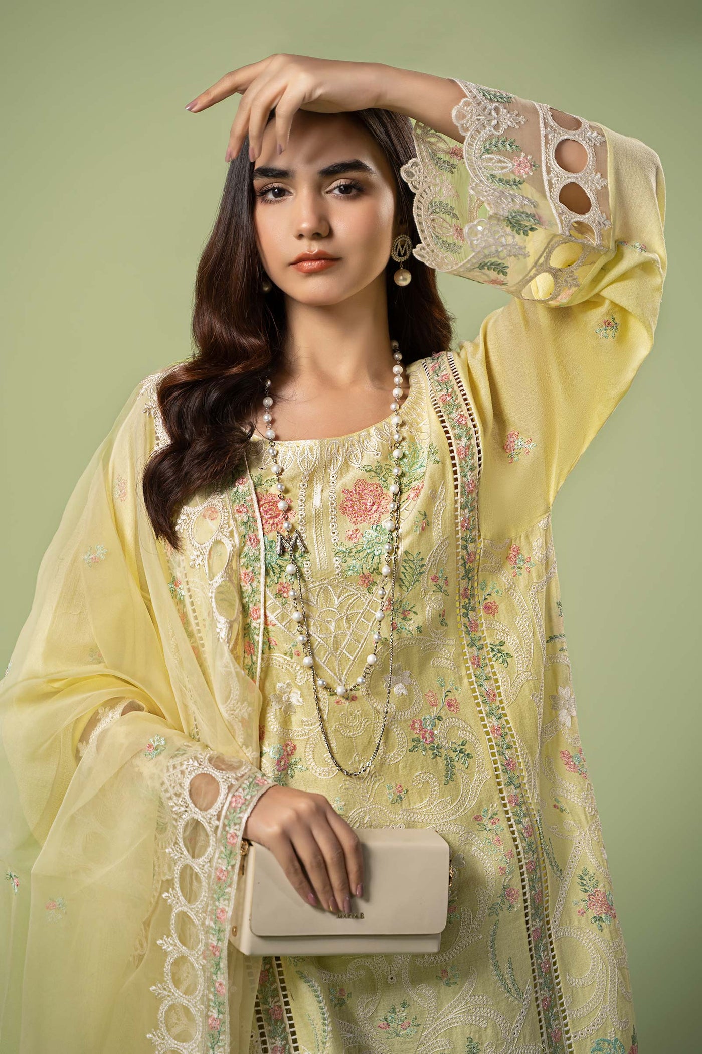 3 Piece Embroidered Lawn Suit