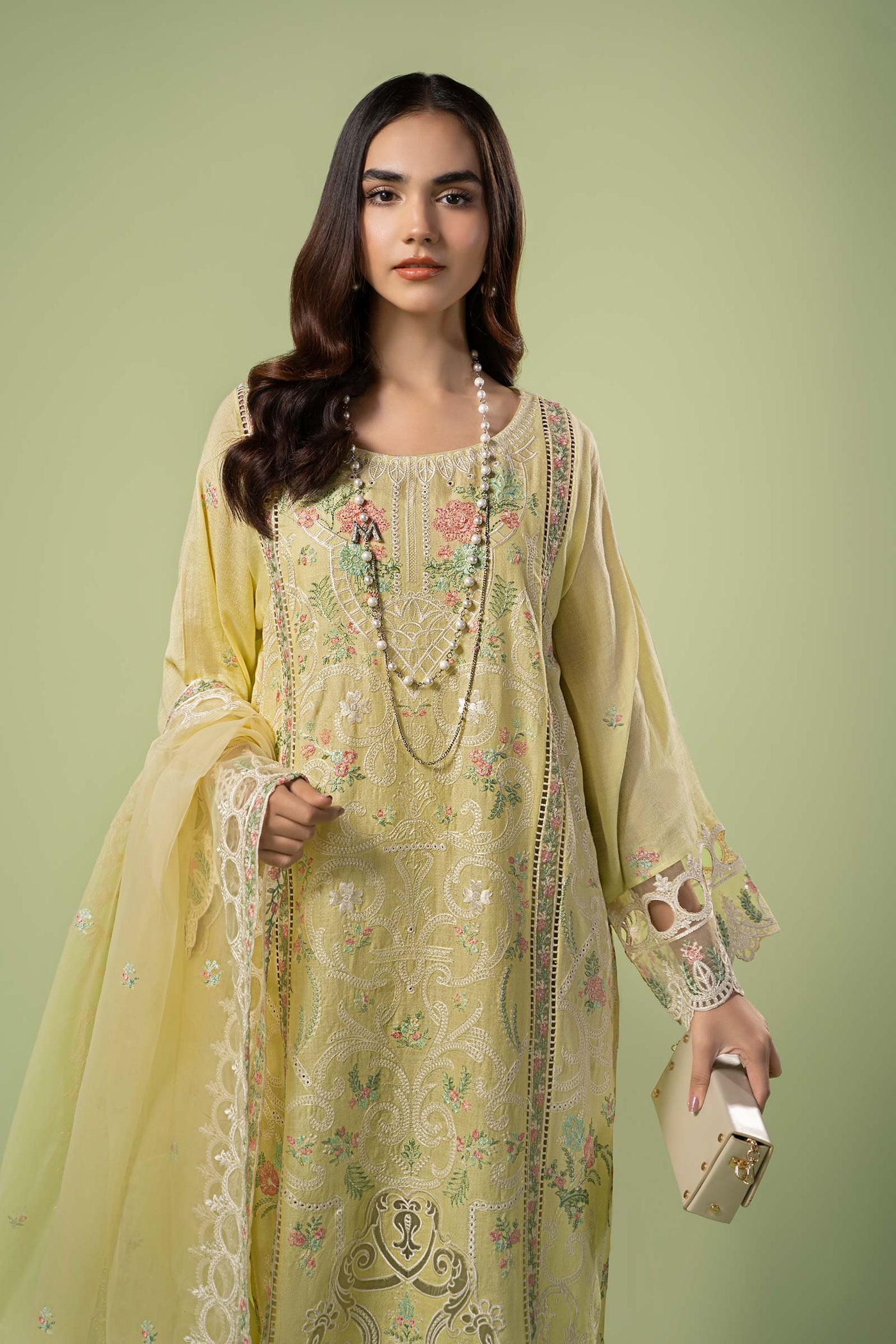 3 Piece Embroidered Lawn Suit